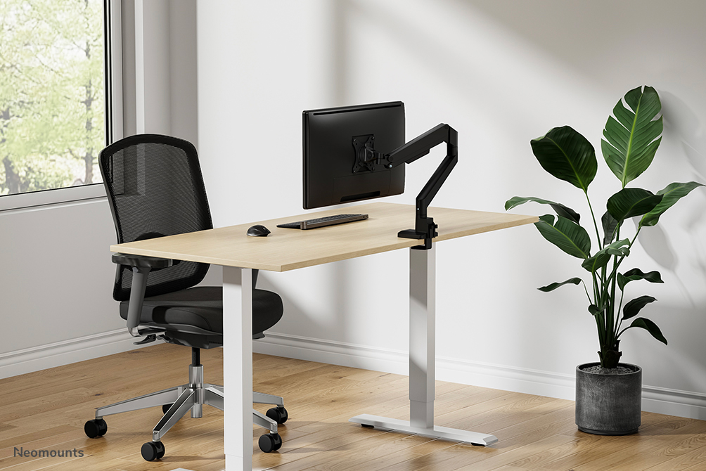 Neomounts DS70-250BL1 Monitor arm 17-35" - gas spring - Topfix - 180°-stop